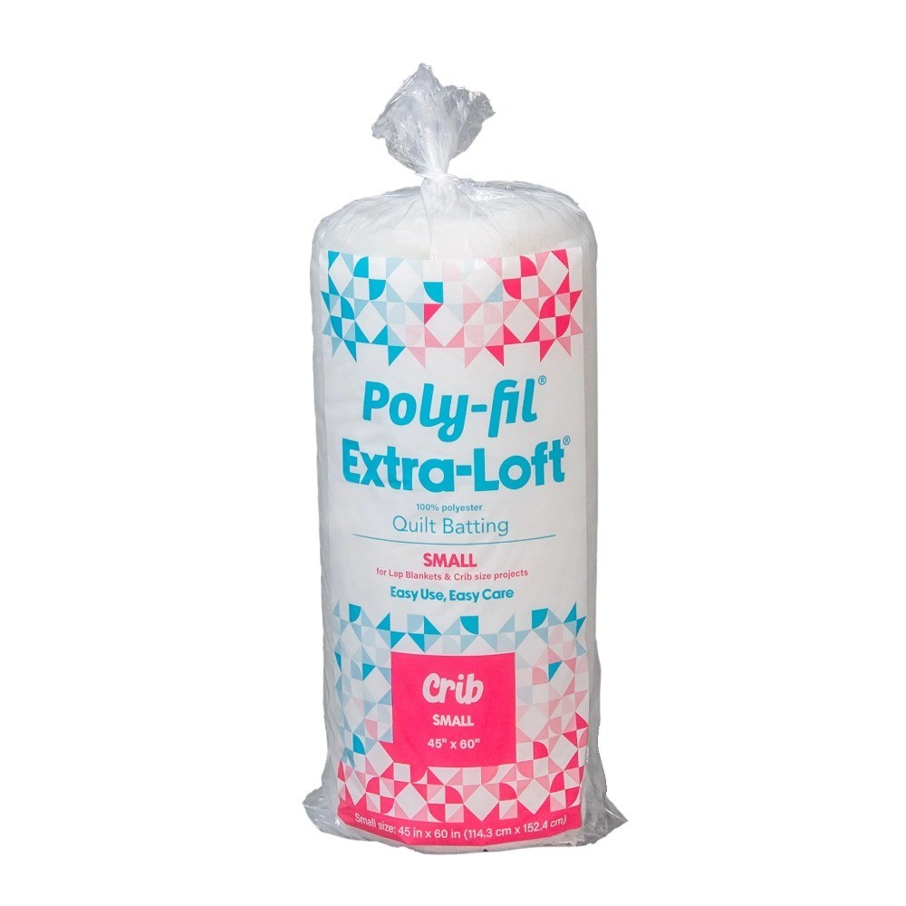 Poly-Fil Extra-Loft Batting 45x60 inches 2 Pack High-Loft Insulation Padding