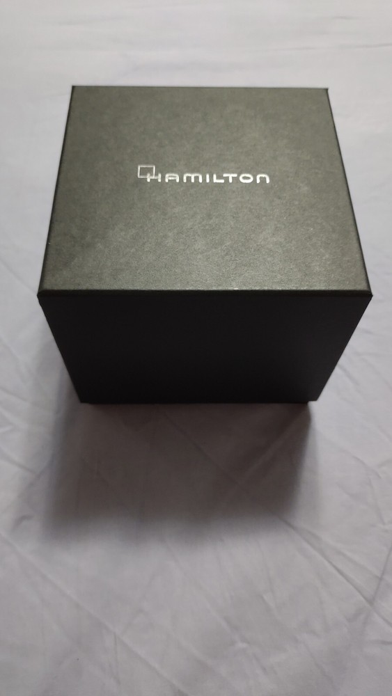 New Authentic Hamilton Watch Presentation Box & Khaki X-WIND Manual