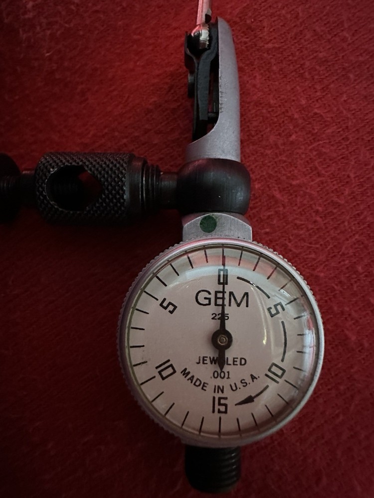 GEM 225 DIAL TEST INDICATOR .001 GRADS *NICE*