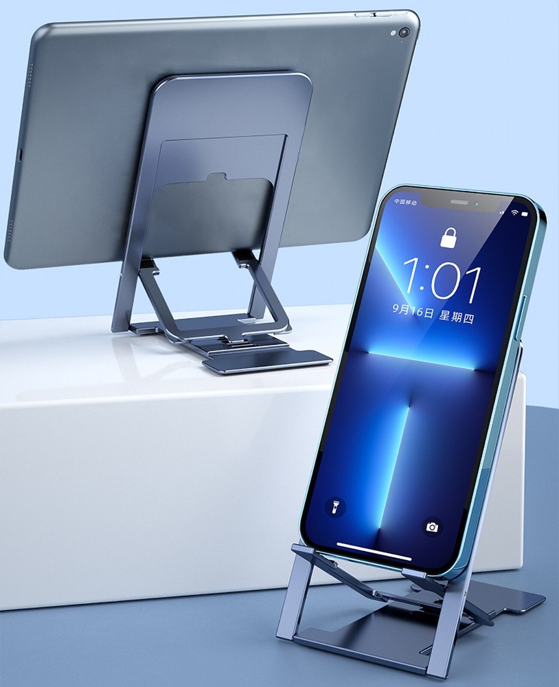 2-Pack Phone Holder Foldable Adjustable Multi-Angle Cell Phone Stand for iPhone