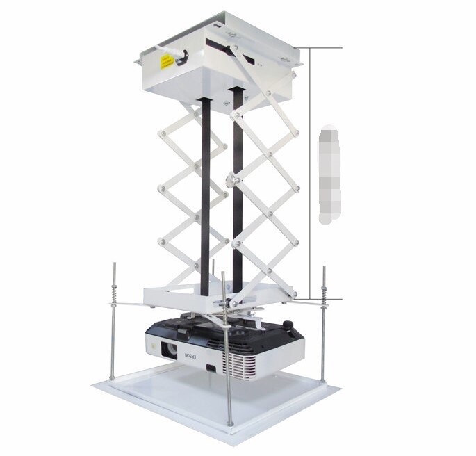 100cm Projector Bracket Motorized Electric Lift Projector Lift Remote Control