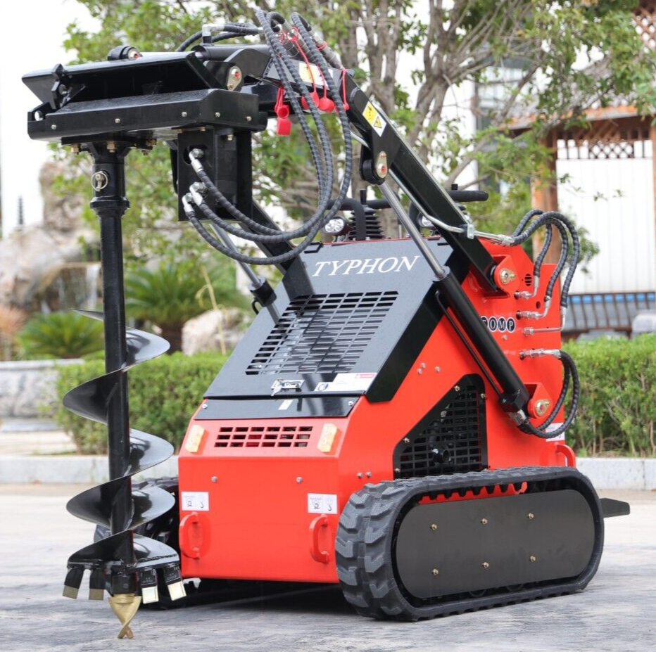 Auger Attachment mini skid steer loader attachments for TYPHON STOMP skidsteer\