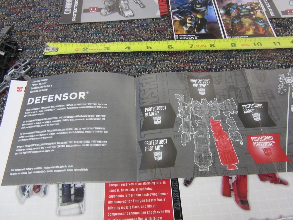 Combiner Wars Transformers Defensor Protectobot 2014 Generations upgrade kit etc