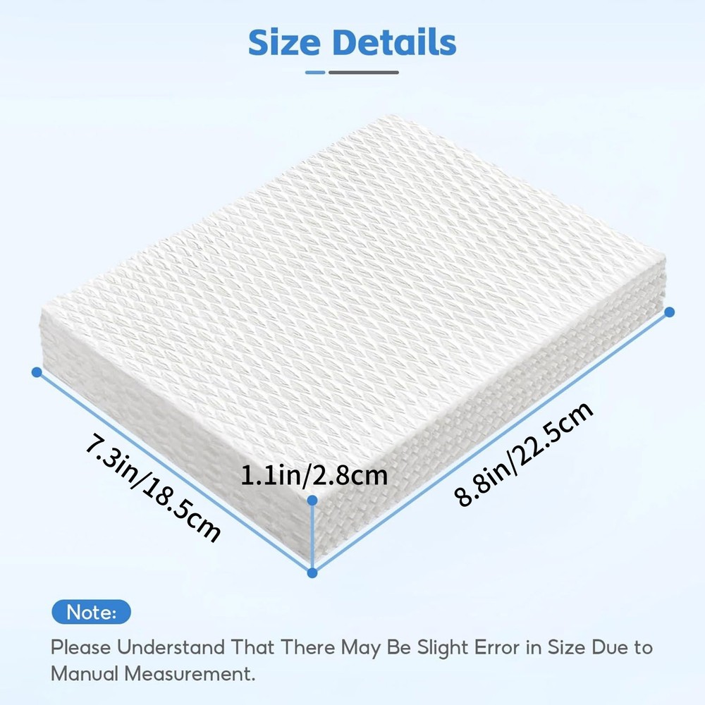 Humidifier Wick Pad Filter 2 Pack for Vornado EV100 EV200 EV3 EVDC300 EVDC500