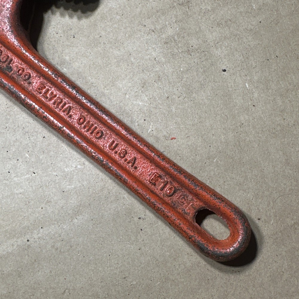 RIDGID E10 Offset Pipe Wrench U.S.A. MADE TOOL, E-10 *FREE SHIPPING *.