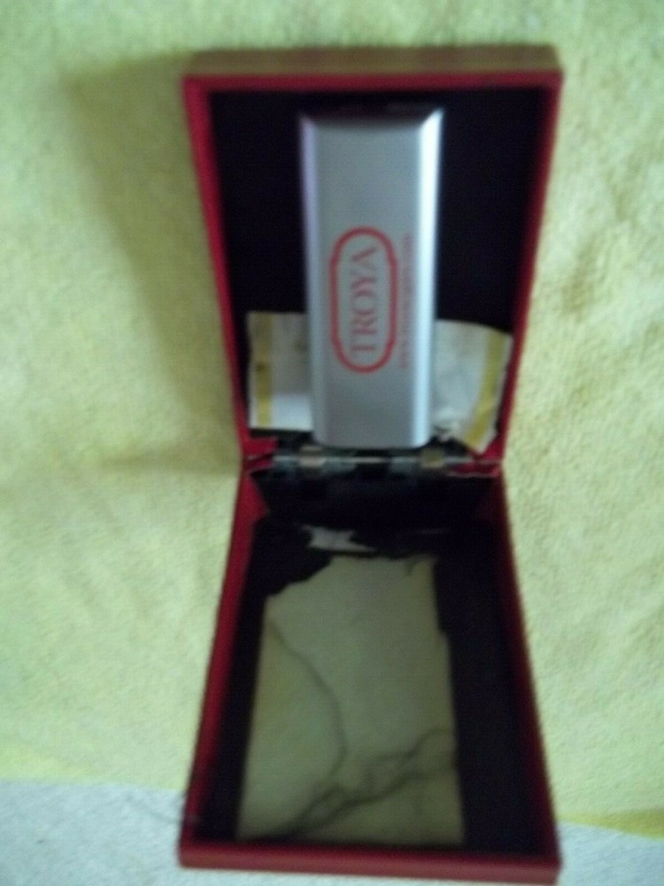 Troya Cigar lighter single jet flame silver