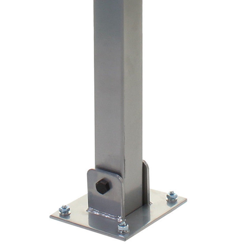 LOCKABLE PARKING BARRIER FOLDING CAR PARK BOLLARD SECURITY DRIVEWAY POST 3 KEYS