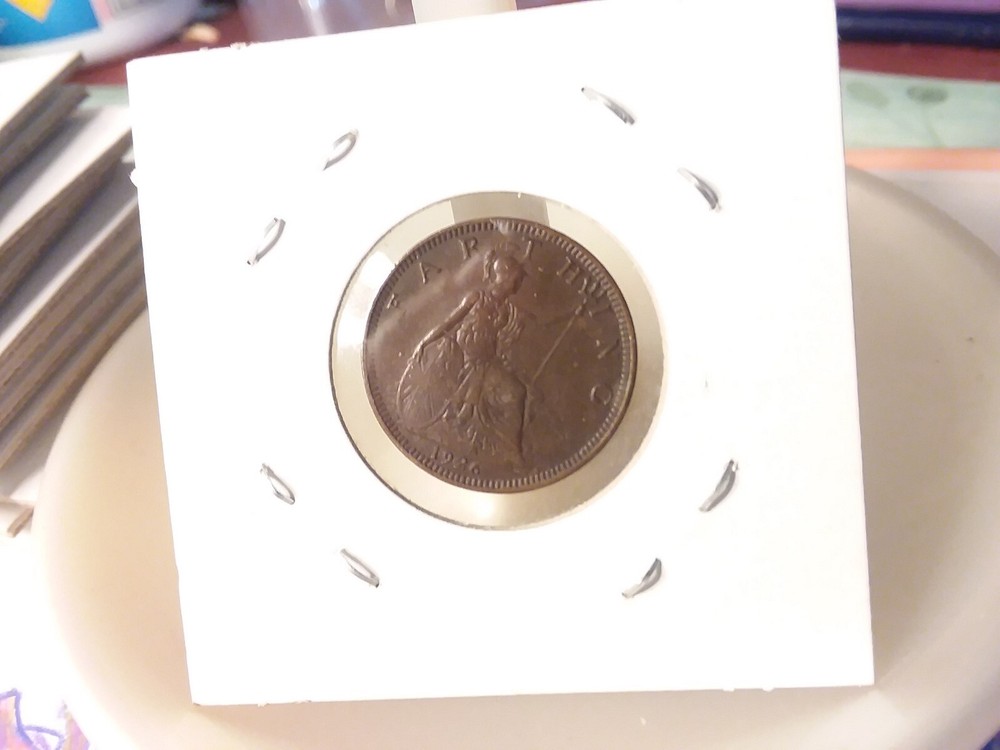 1926 British Farthing - George V