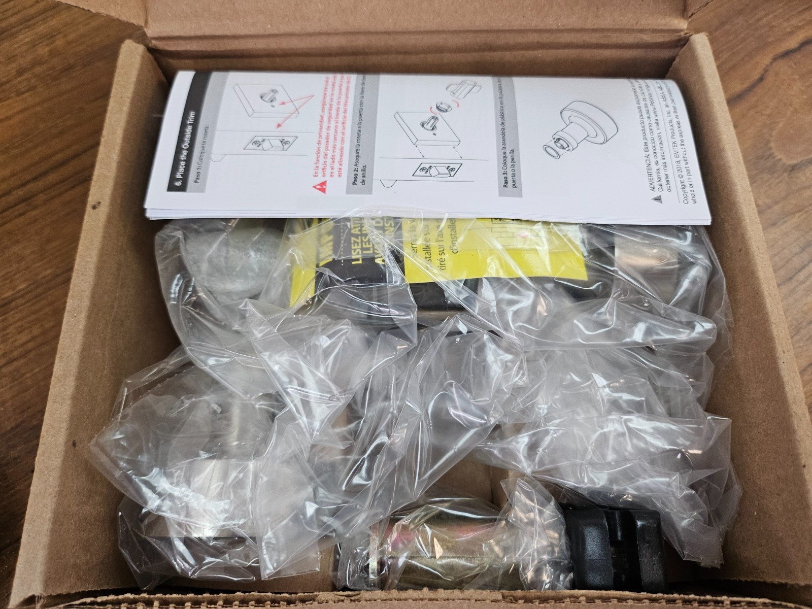 Emtek Assa Abloy Satin Nickel Round 5109ROUUS15 Concealed Passage $224. Retail