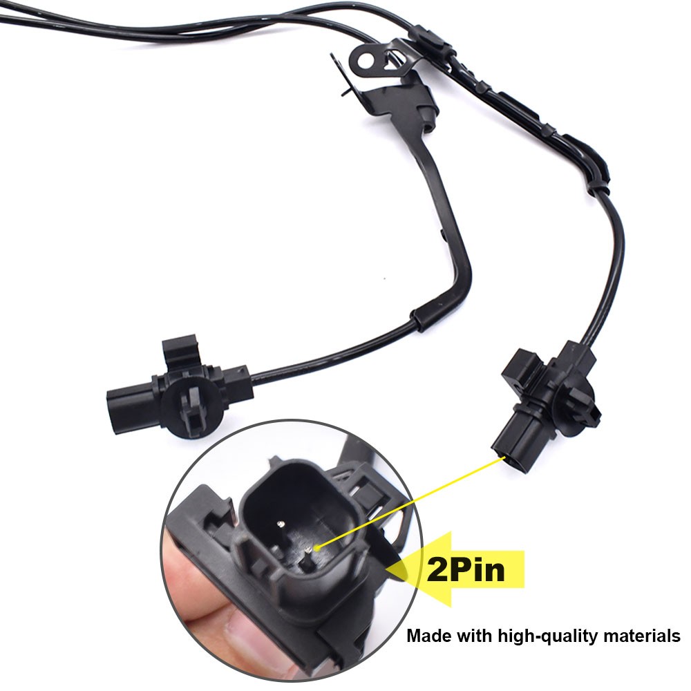 2PCS Front Right & Left ABS Wheel Speed Sensor For Honda Pilot 2009-2015