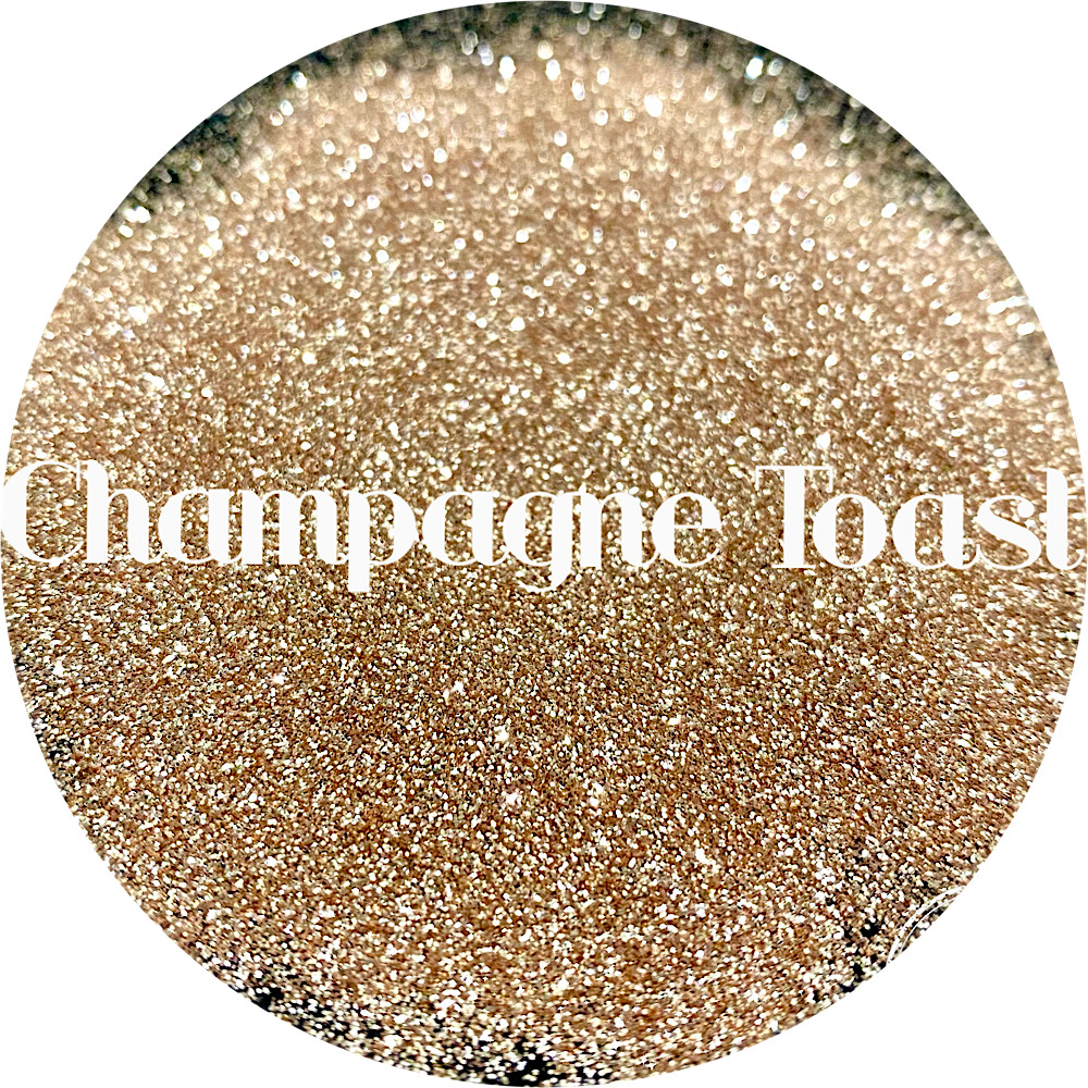 Premium Polyester Glitter - Soft Gold Metallic