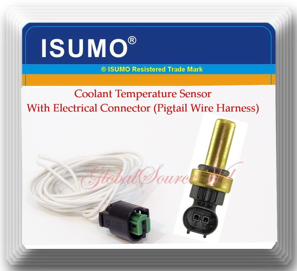 Coolant Temperature Sensor W/Electrical Connector Fits: Chrysler Dodge Mercedes
