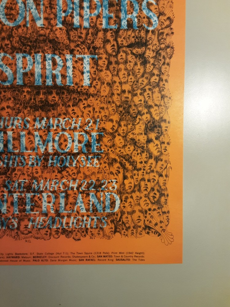 POSTER BG-112 / Moby Grape, Traffic / Bill Graham Presents