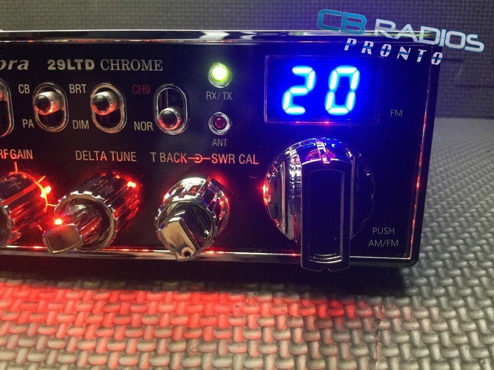 Cobra 29 LTD Chrome - RED NITRO + PERFORMANCE TUNED + RECEIVE ENHANCE + ECHO