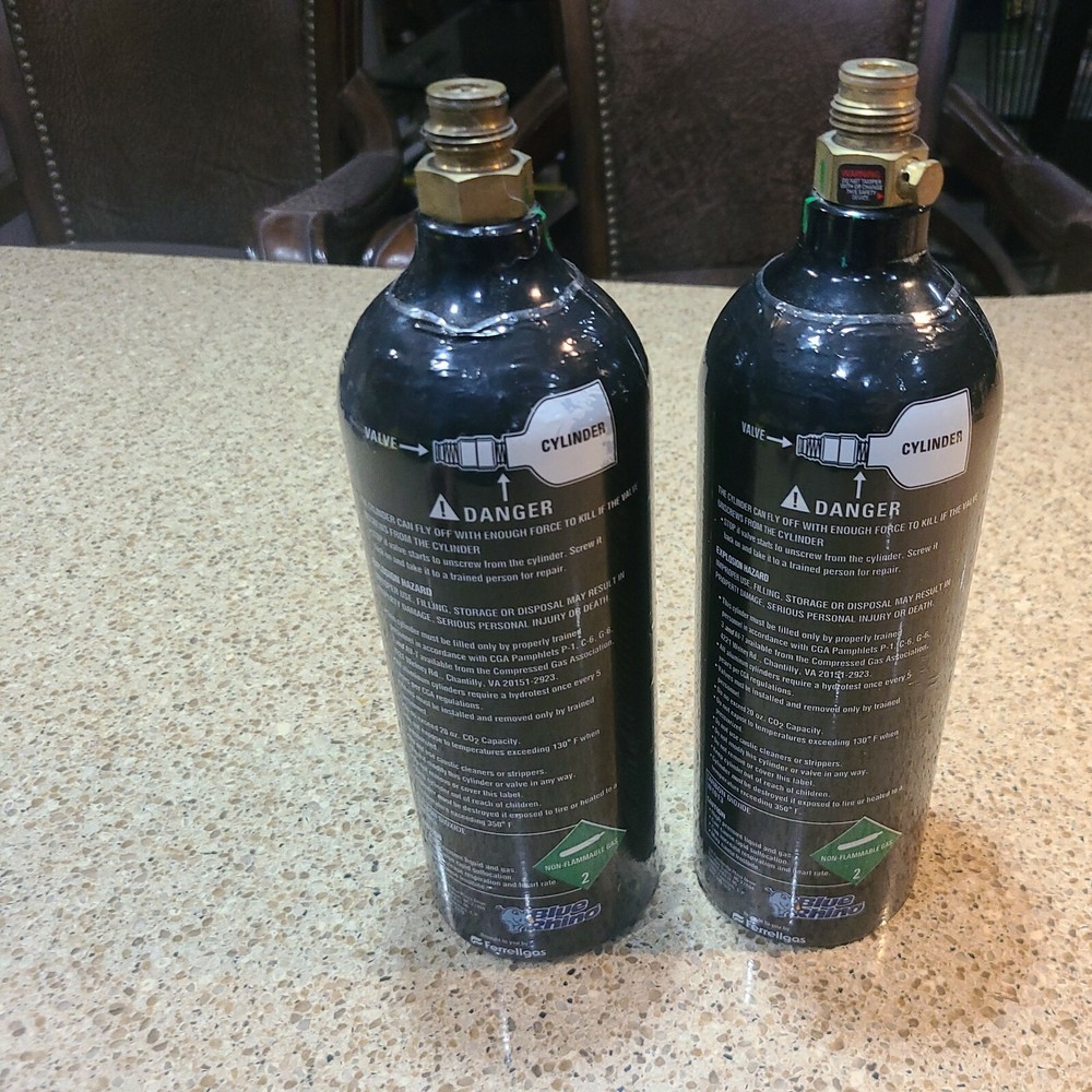 Eagle 20 oz.,Java 12oz., Rhino Power Co2 20oz Tank