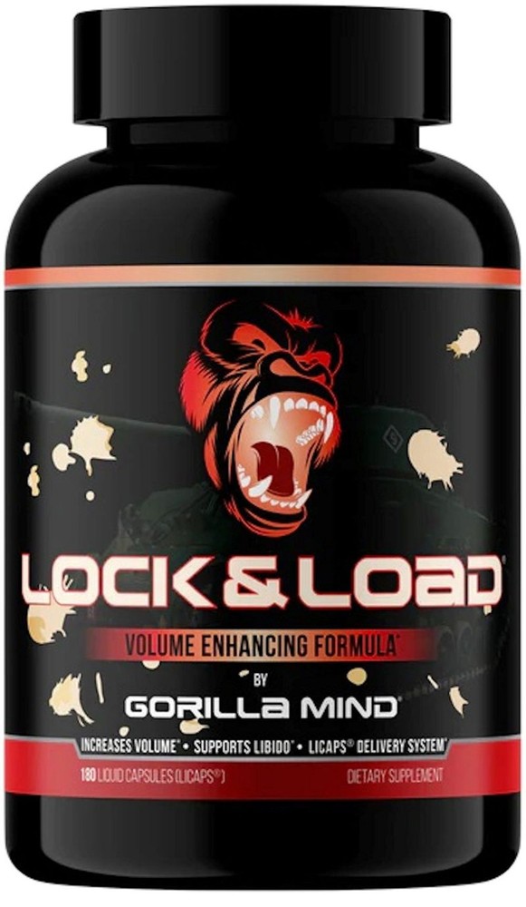 Gorilla Mind Lock & Load 180 Capsules
