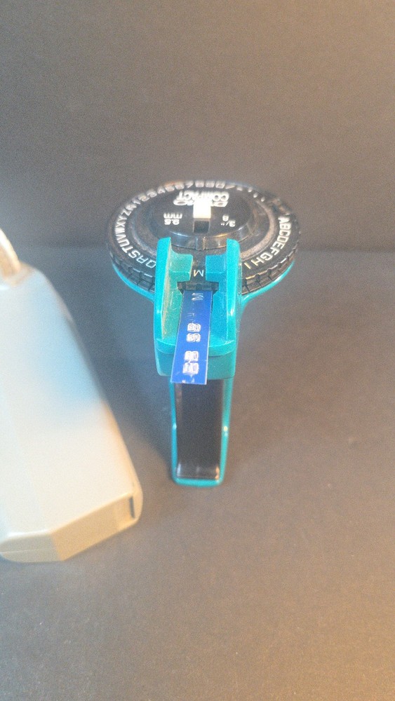 Vintage Dymo Organizer 1610 Embossing Label Maker and Dymo Compact