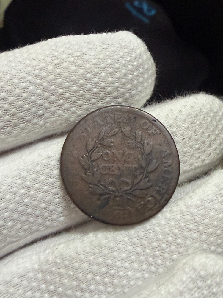 1798 Draped Bust Large Cent Old US Type Coin Nice Details