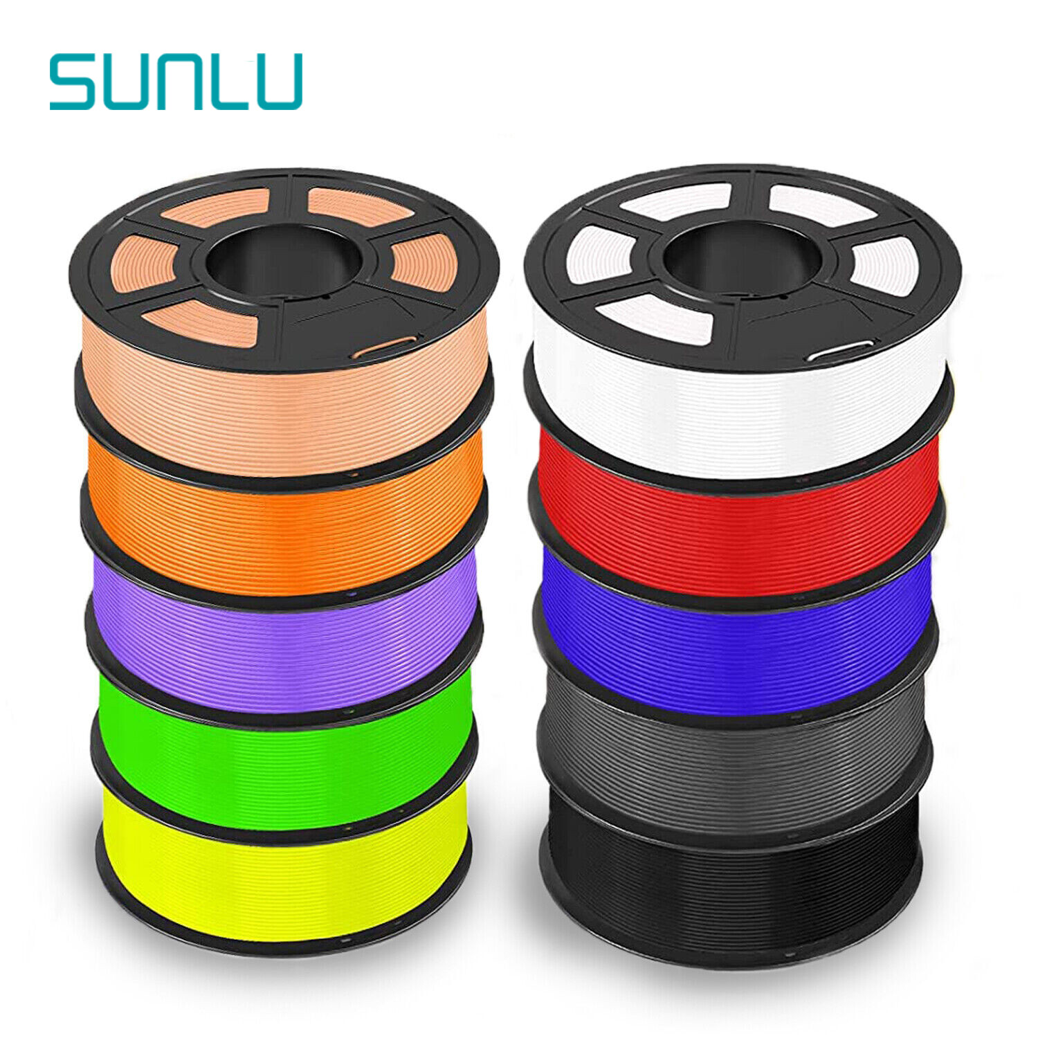 SUNLU PLA PLA+ PETG SILK ABS TPU 3D Printer Filament 1.75mm 1KG/0.25KG Non-toxic