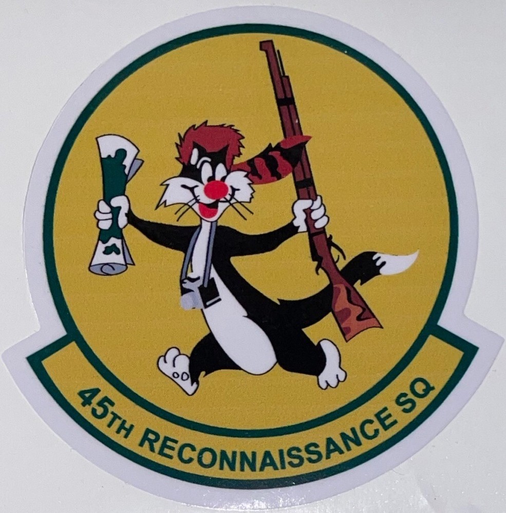 USAF 45th Reconnaissance Squadron Sticker Waterproof D189