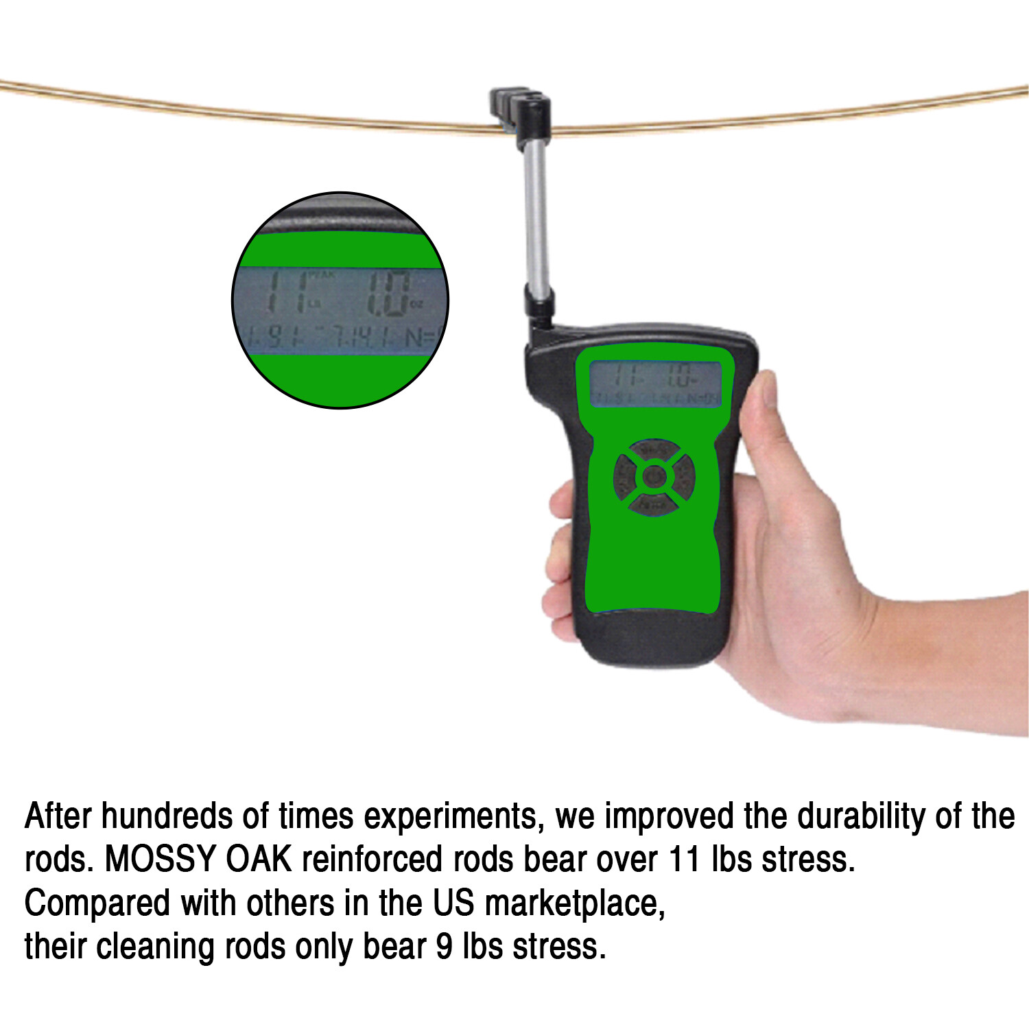 MOSSY OAK Universal Gun Cleaning Kit Rifle Pistol Handgun Shotgun Firearm w/Case