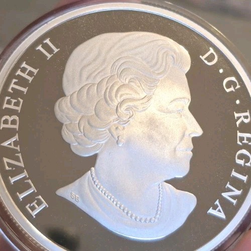 5 oz Silver Coin 🍁$50 PROOF 75th Anni. First Bank Notes 2010 Canada #926/2000