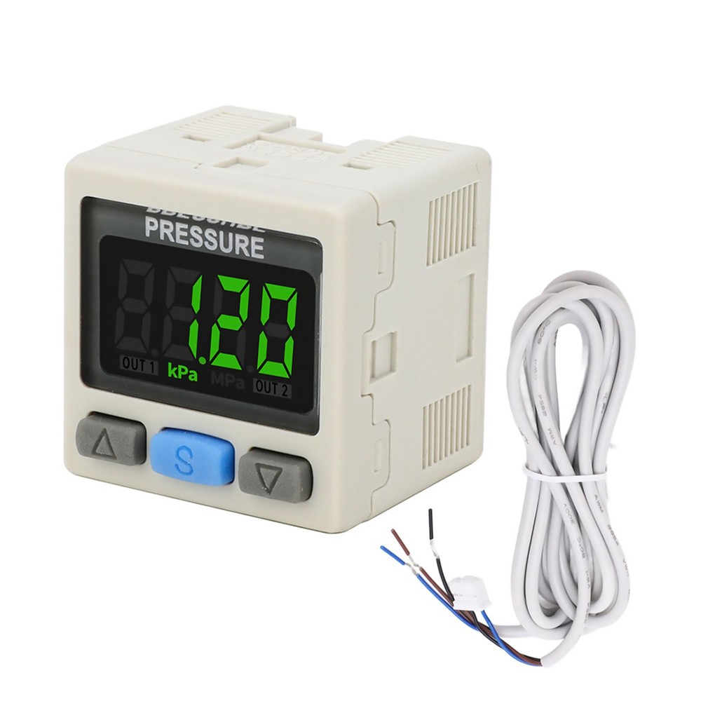 RC 1/8in Digital Pressure Switch Pneumatic Vacuum Digital Controller Switch
