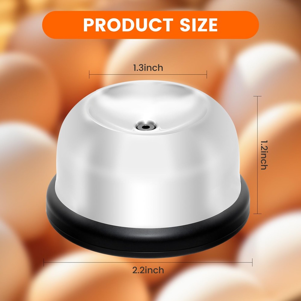 Egg Piercer for Boiling Baking, Stainless Steel Egg Puncher with Spring-Load...