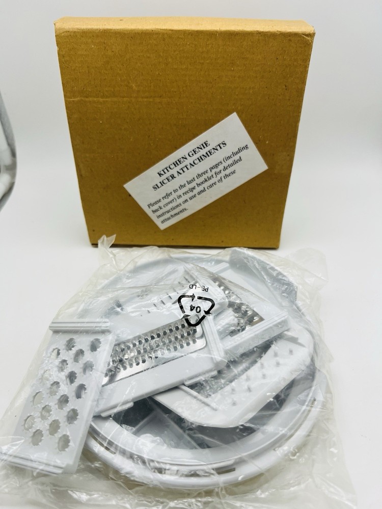 NEW Kitchen Genie Slicer Attachments ONLY