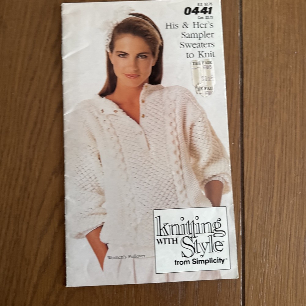 Lot Vintage Assorted Knitting Pattern Booklets