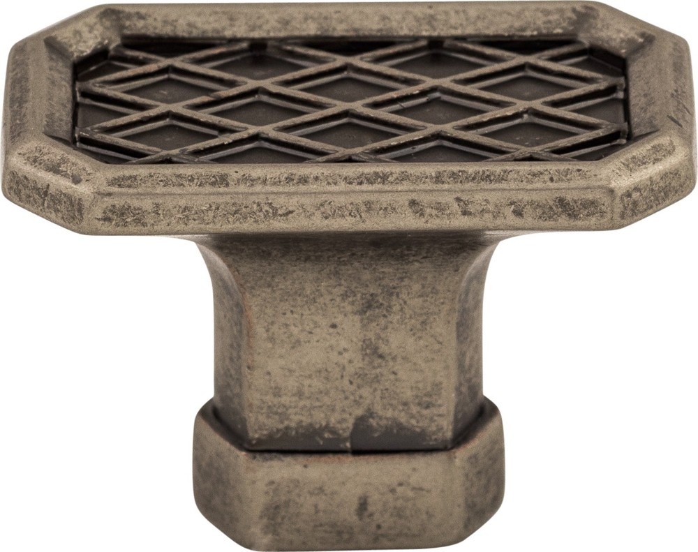 Top Knobs TK205PTA Tower Bridge Knob 1 1/2" Pewter Antique