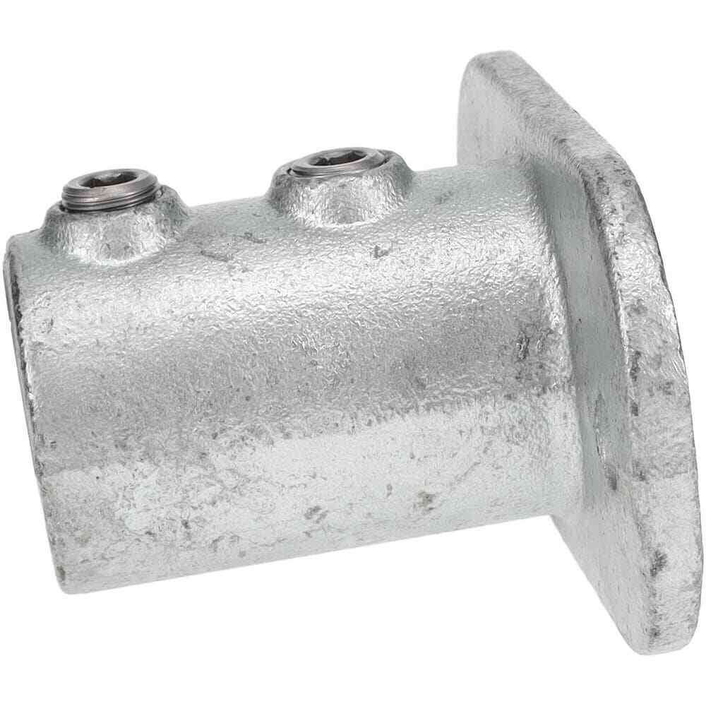 PRO-SAFE Galvanized Structural Iron Pipe Fitting: Wall Flange for 1-1/2" Pipe