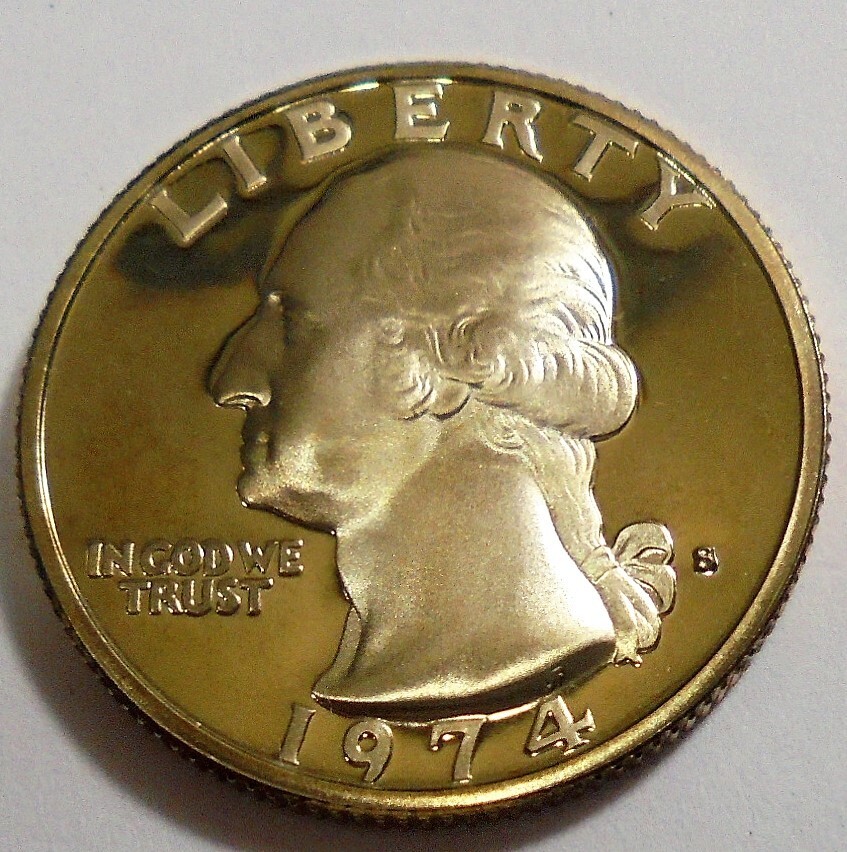1974 s Proof Washington Quarter From a Proof Set #151