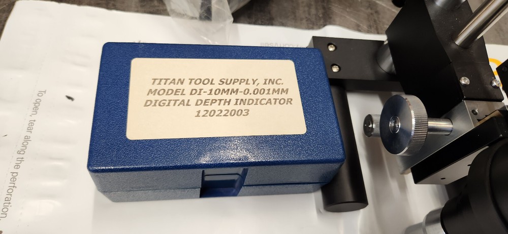 Titan Tool ZDM-1 Z-Axis Depth Measuring Microscope Digital Indicator, W.10X