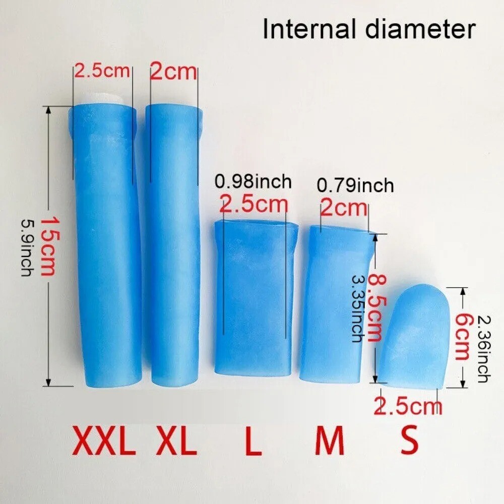 Silicone Sleeve Penis Stretcher Pump ADS Enlargement anti-turtle jelqing S-XXXL