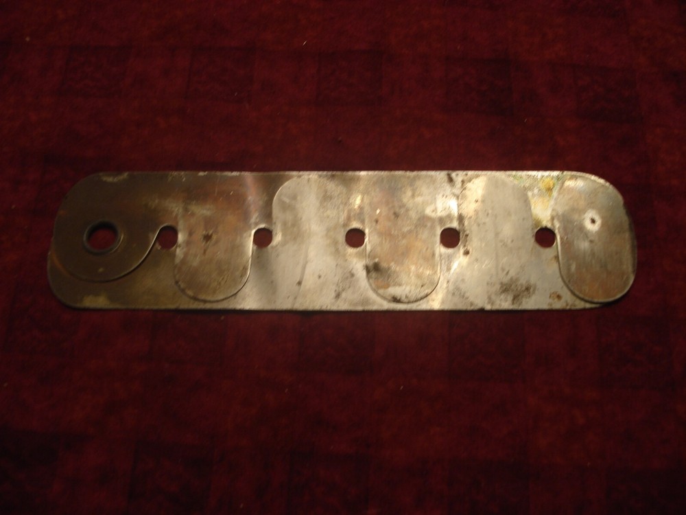 WW2 Uniform Button Polishing Shield - Stainless Steel