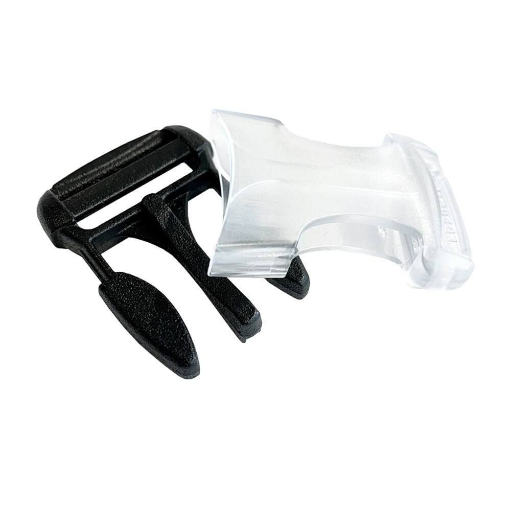 YKK Hammerloc Buckle Features a Transparent Socket Side-Release Single Adjuster