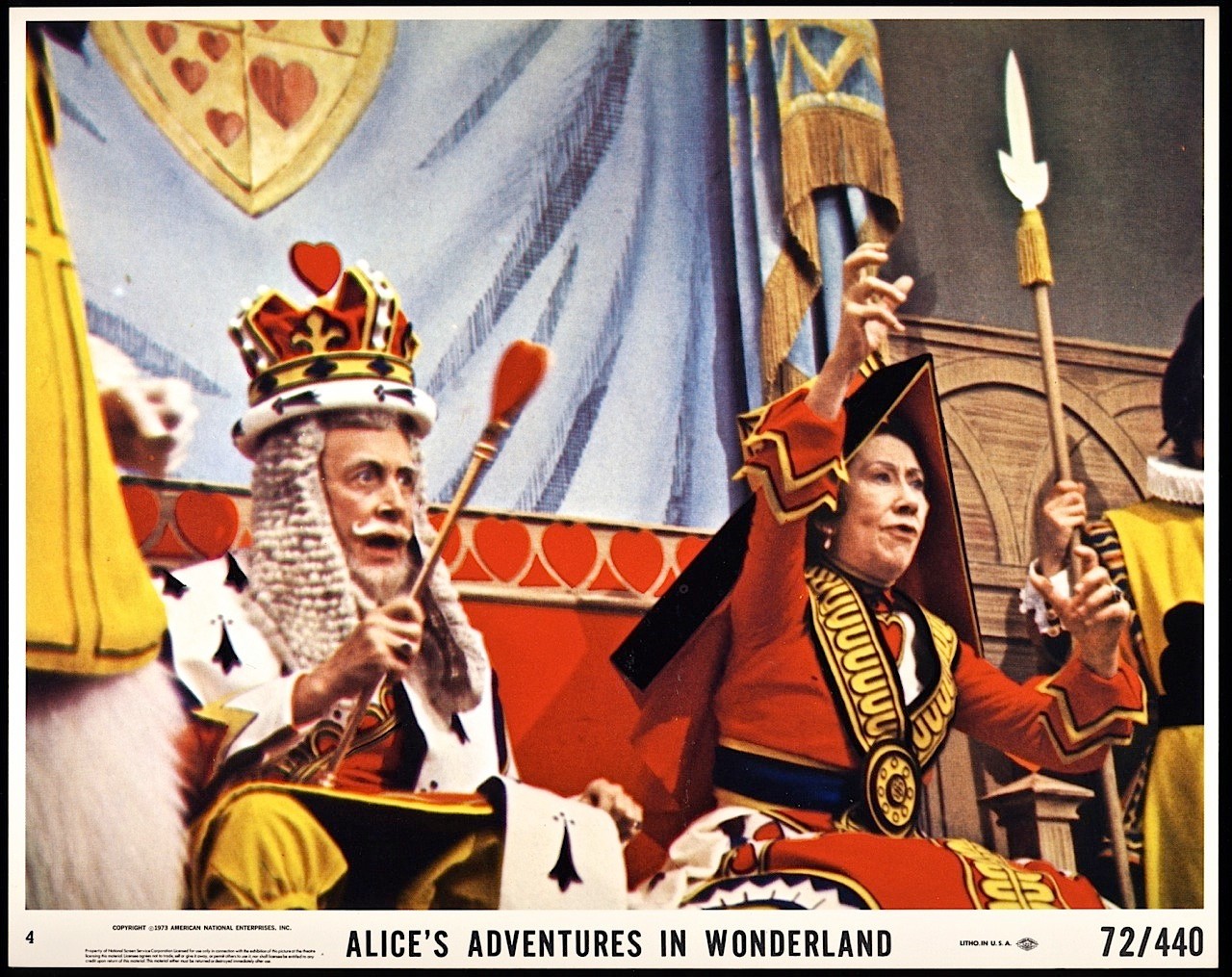 1973 ALICE'S ADVENTURES IN WONDERLAND British Musical LOBBY CARD Set MAD HATTER