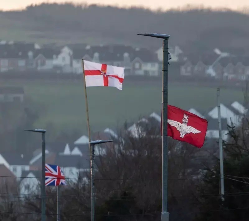 UK SAS Parachute Regiment Flag Patch