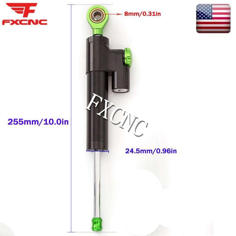 Steering Damper Stabilizer & Mount Bracket Kit Shock Set For Ducati Monster 696