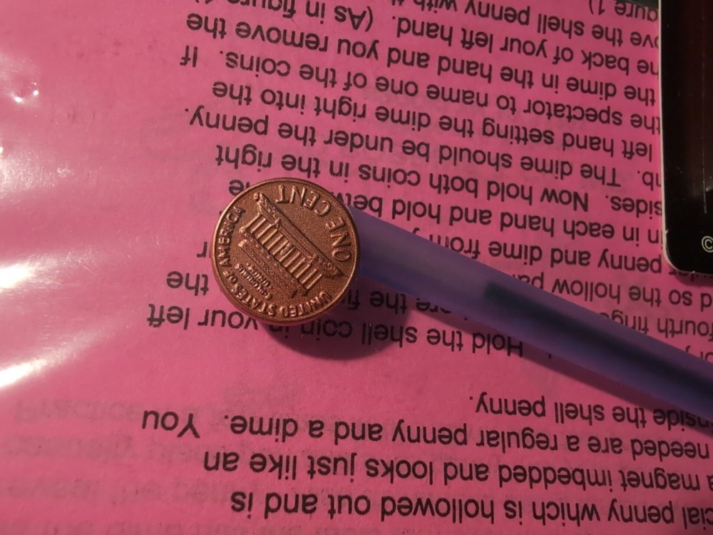 DOUBLE X - Magic Trick Includes a Quality Shim Penny