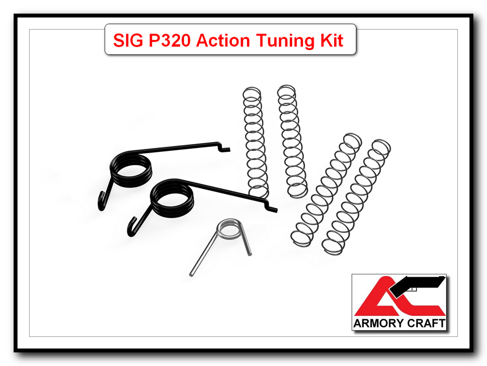 Armory Craft - Sig Sauer P320 Action / Trigger Pull Reduction Spring Tuning Kit
