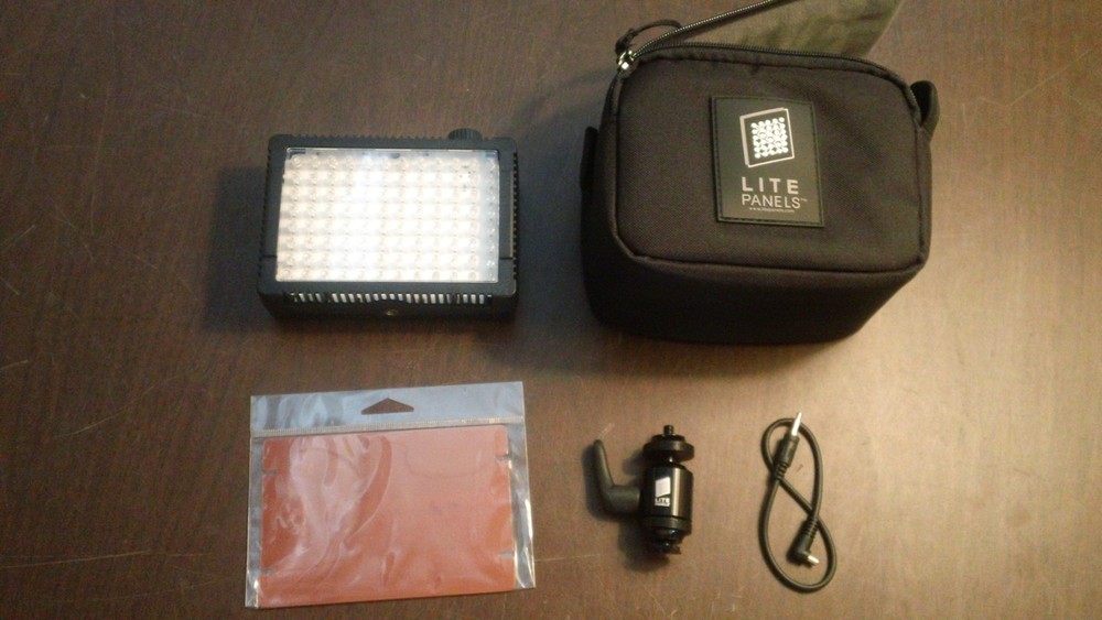 LitePanels MicroPro Hybrid Kit LED on-board Camera Light (LP MICROPROH)