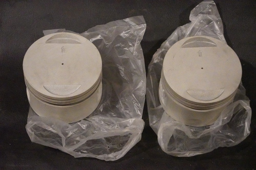 Superior .010 Flat Top Cast Piston Kit Set For 84-99 Harley Evolution 1340 80"