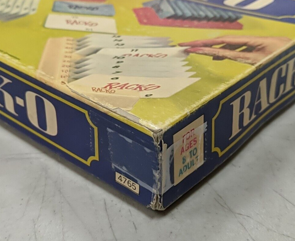 Rack-O 1966 Milton Bradley Complete Vintage Used