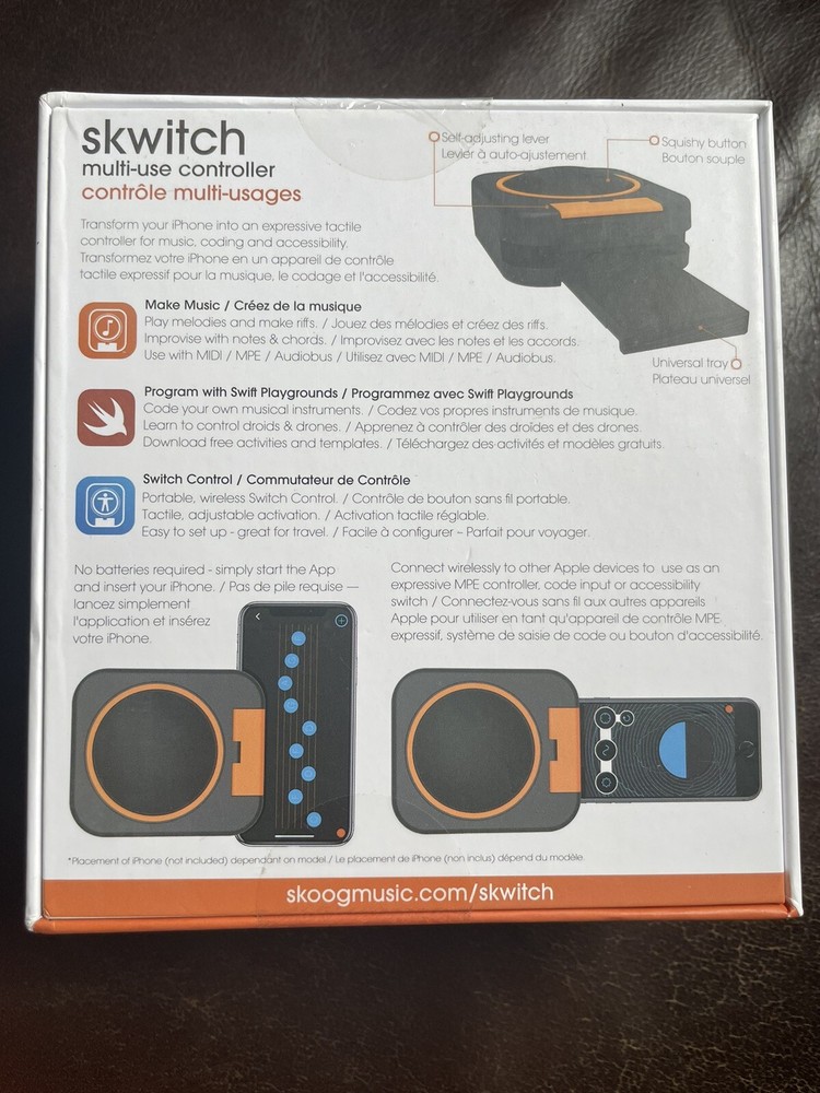 FOR iPhone Skoogmusic Skwitch Multi-use Controller Music Coding Compatible New