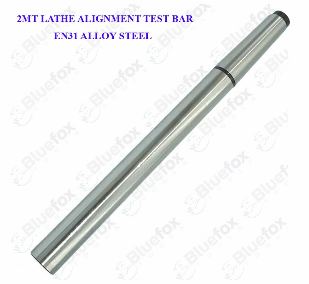 Lathe Alignment Test Bar Shank Size 2MT And Parallel Shank Combo