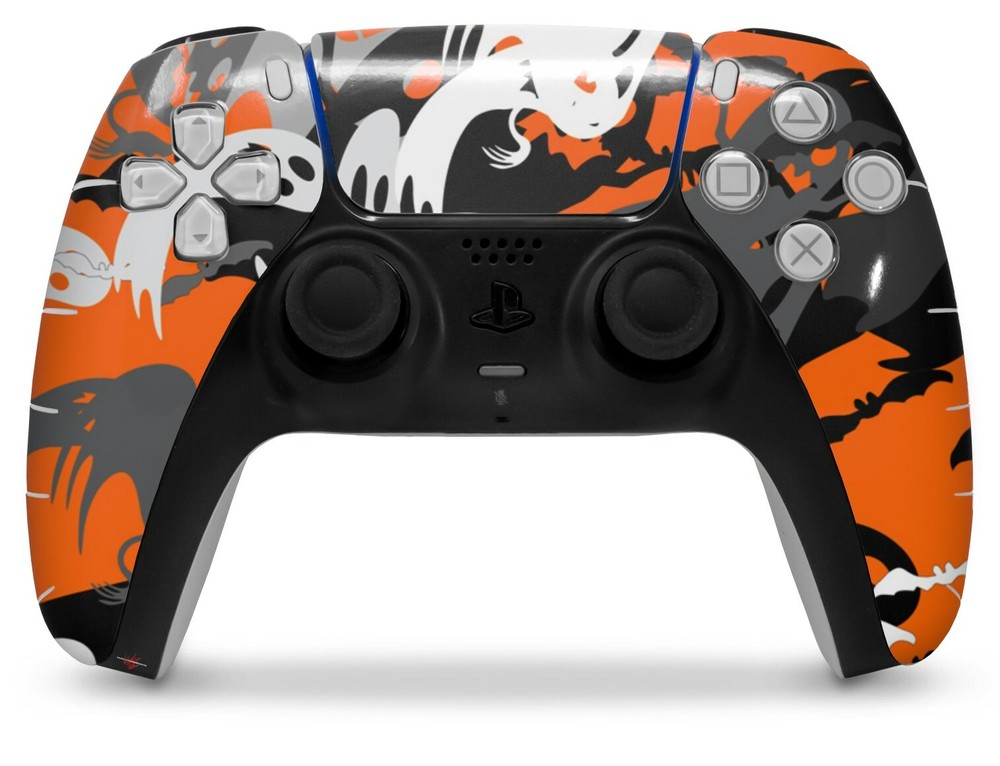 Skin Sony PS5 Controller Halloween Ghosts