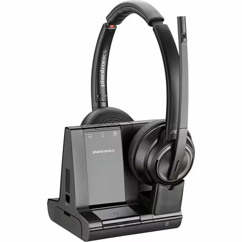 Poly Savi 8220 Office Stereo DECT 1920-1930 MHz Headset TAA - Microsoft Teams
