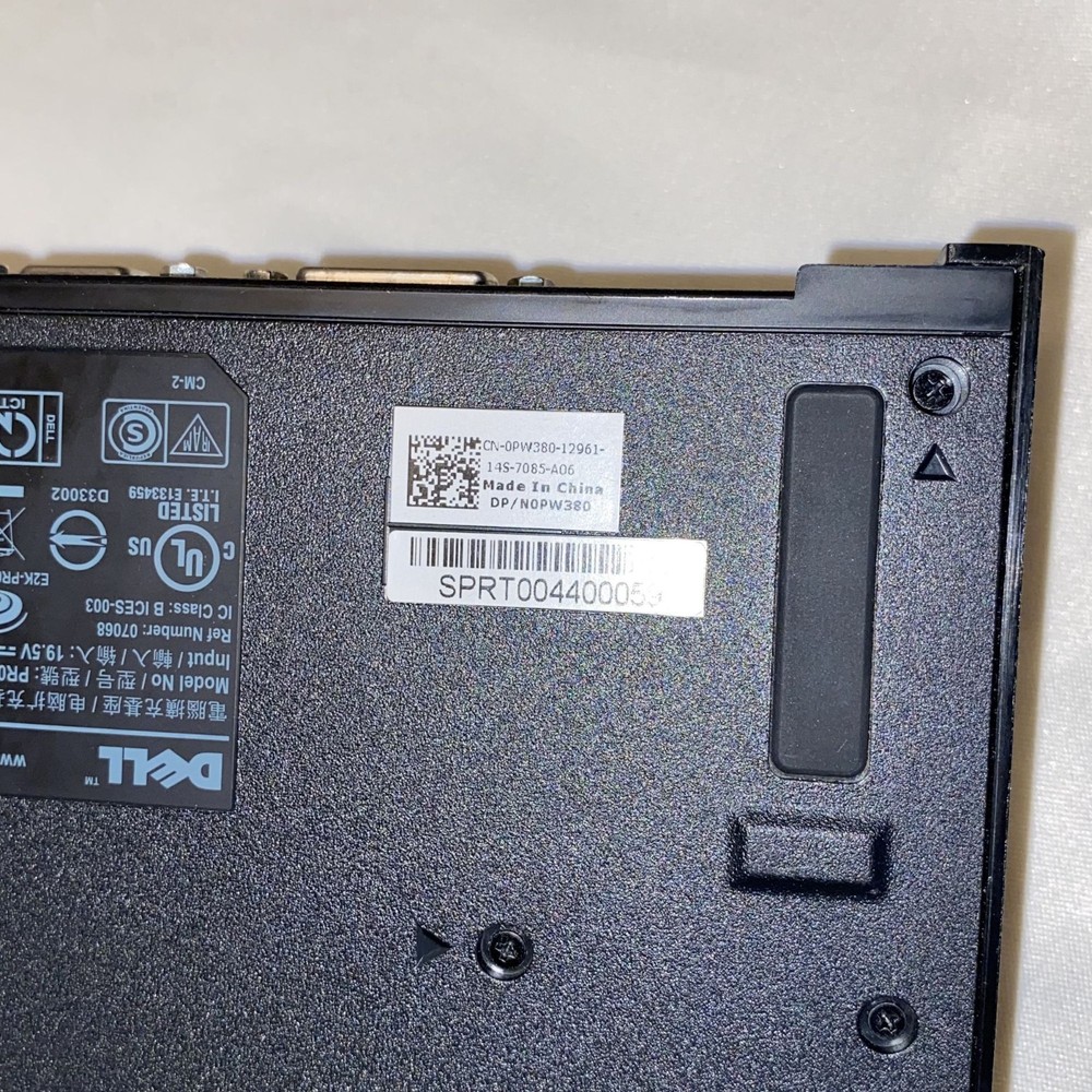 Dell Latitude Dock Station PR03X E5450 E5540 E5550 E-Port Replicator